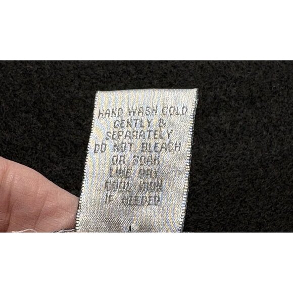 LILLY LOU Women Silk Blend Top Button Front Lace 3/4 Sleeve Sz M White 71-3 - Picture 8 of 10